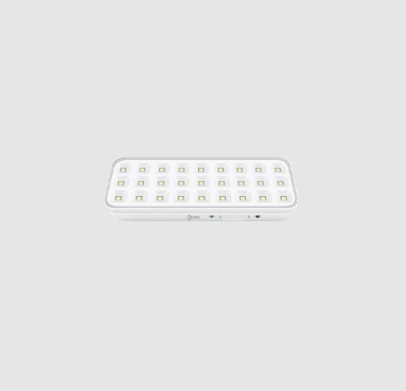 LUZ DE EMERGENCIA 30 LED SLIM ILUMA